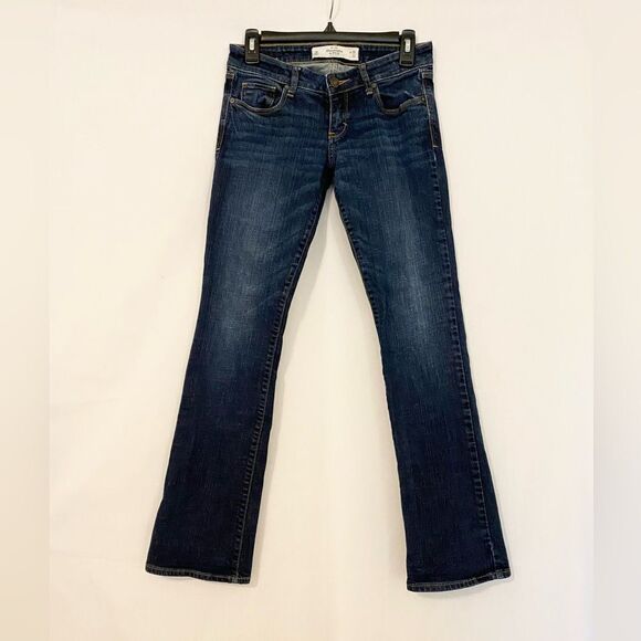 Abercrombie & Fitch bootcut stretch jeans W 26 L 33 on label. - Picture 1 of 9